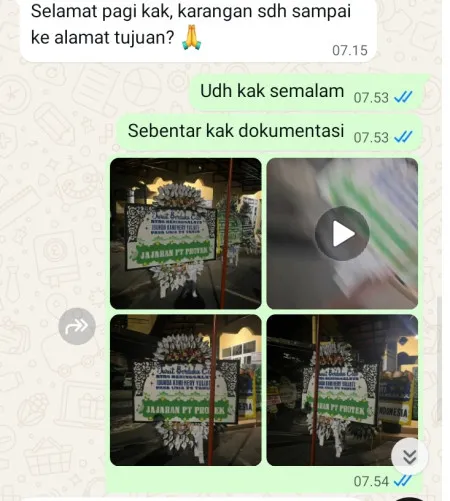 Pengiriman Papan Bunga Selamat Kebonsari Wetan Kanigaran